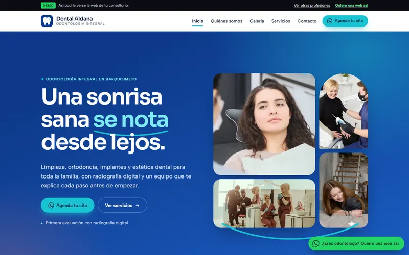 Web modelo: consultorio odontológico con SEO local